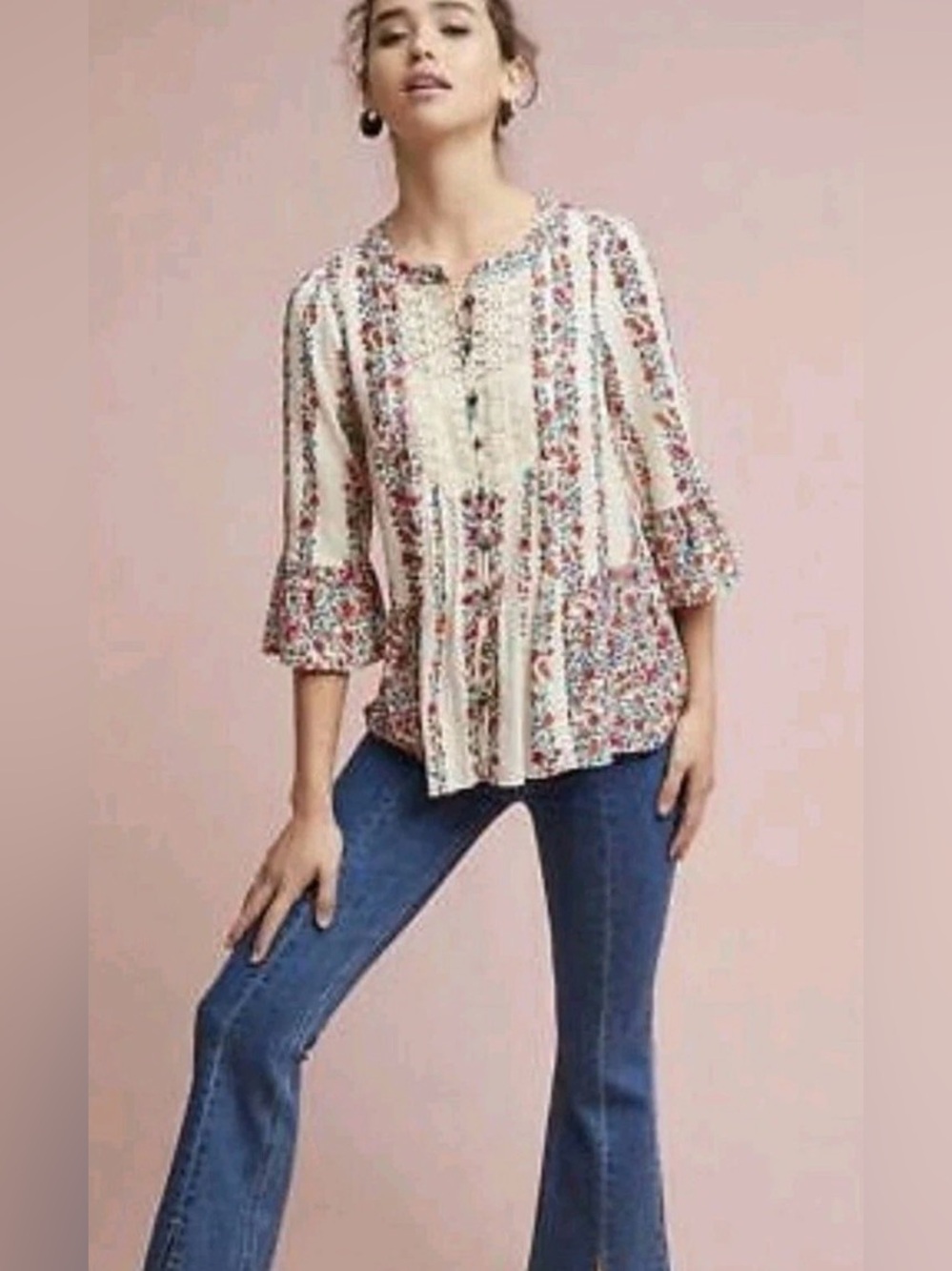 Maeve Floral Hiver Blouse Sz 6